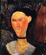 Amedeo Modigliani Woman with a Velvet Ribbon oil on canvas